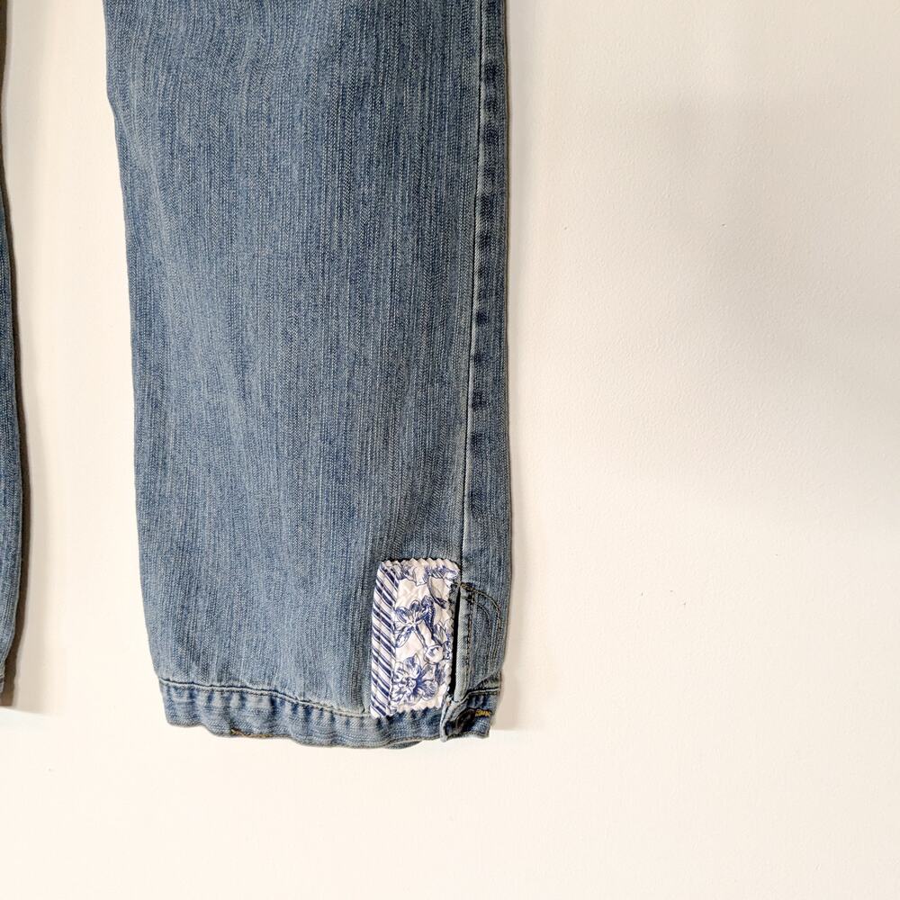 Custom Upcycled High Rise Jeans - Picture 3 of 7